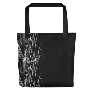 spider web tote bag
