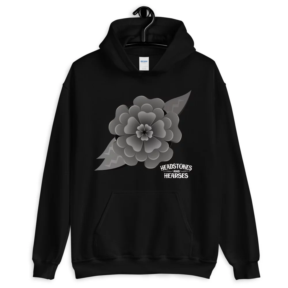 Goth flower hoodie