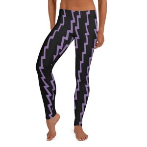 purple zap leggings