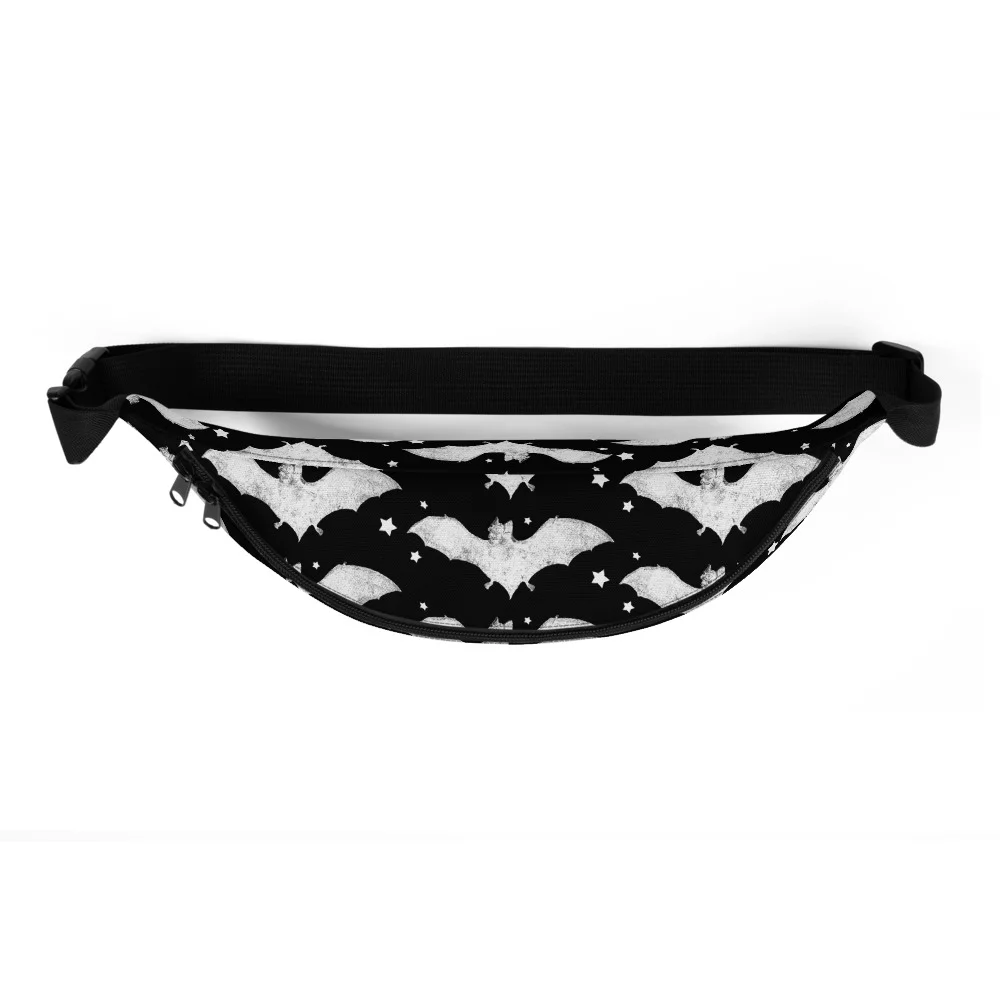 bats and stars fanny pack
