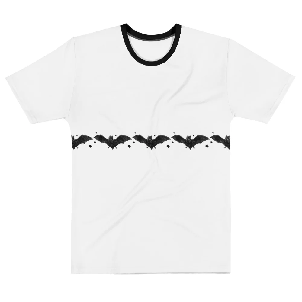 bat stripe poly t-shirt