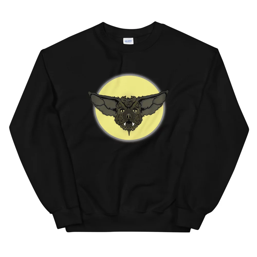 Cartoon Bat Face sweatshirt