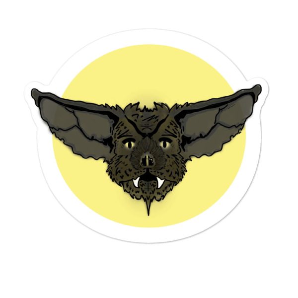 Bat Face illustration sticker