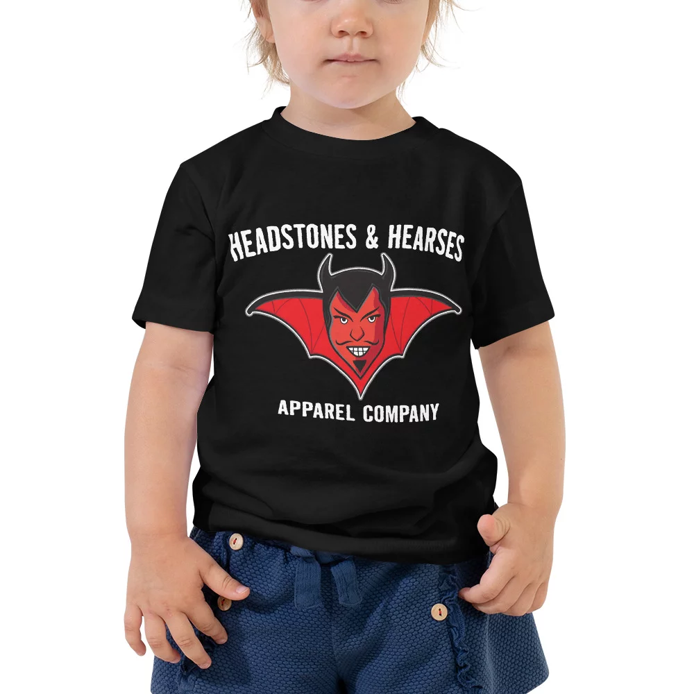 devil face toddler t-shirt