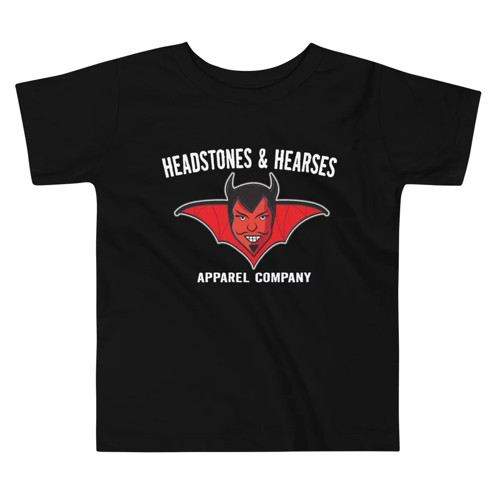 devil face toddler t-shirt