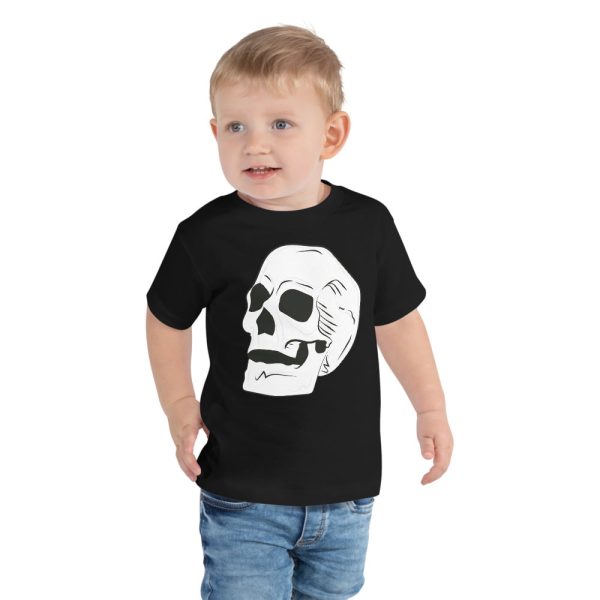 giant skull toddler t-shirt