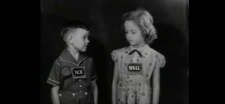 sick or well old film still