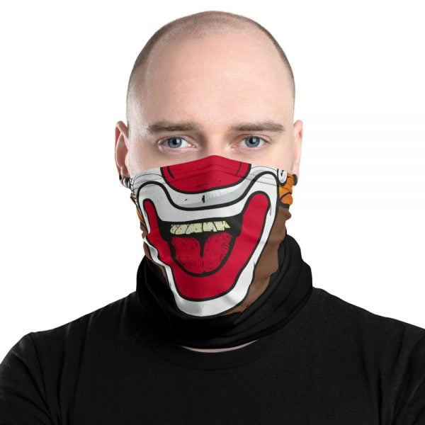 clown face neck gaiter facemask