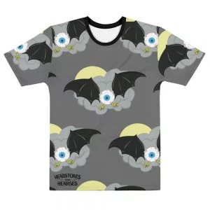 Flying Eyeball Bat all over print t-shirt