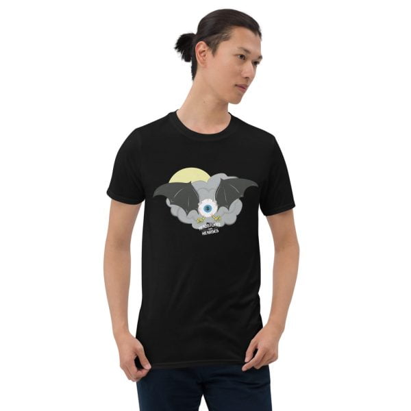 Flying Bay Eyeball t-shirt on male model