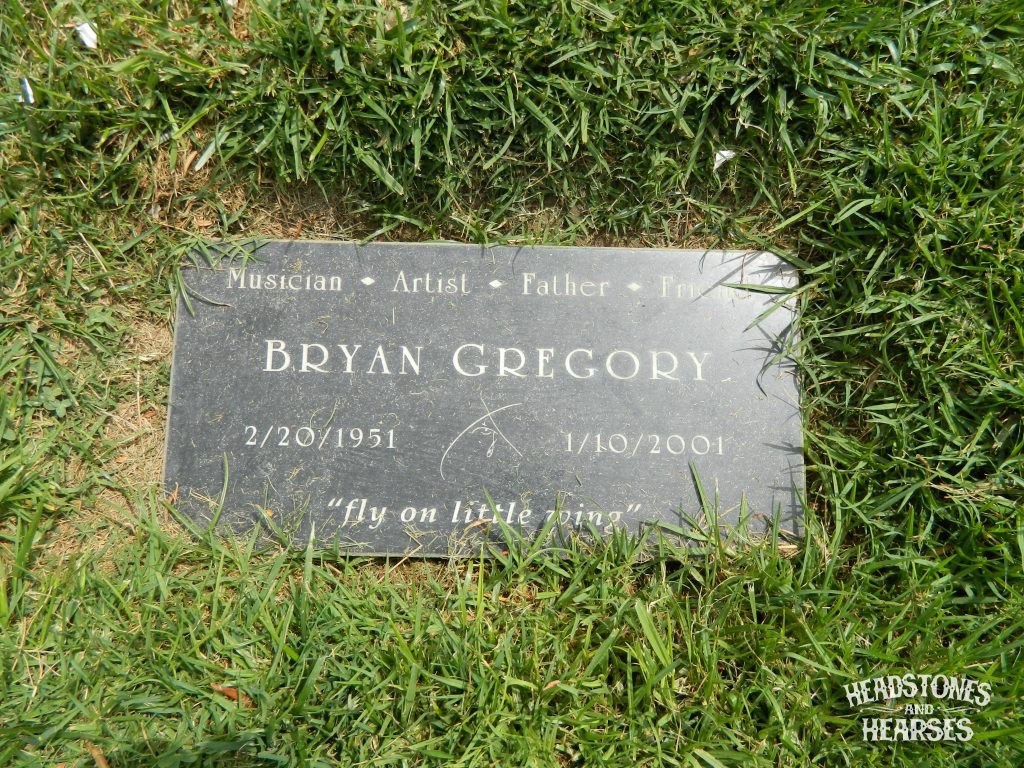 Bryan Gregory's grave in California