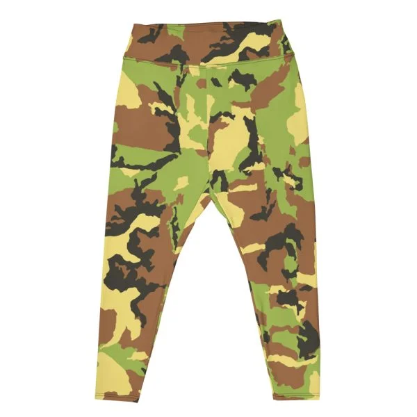Camo Print Plus-Size Leggings - Image 3