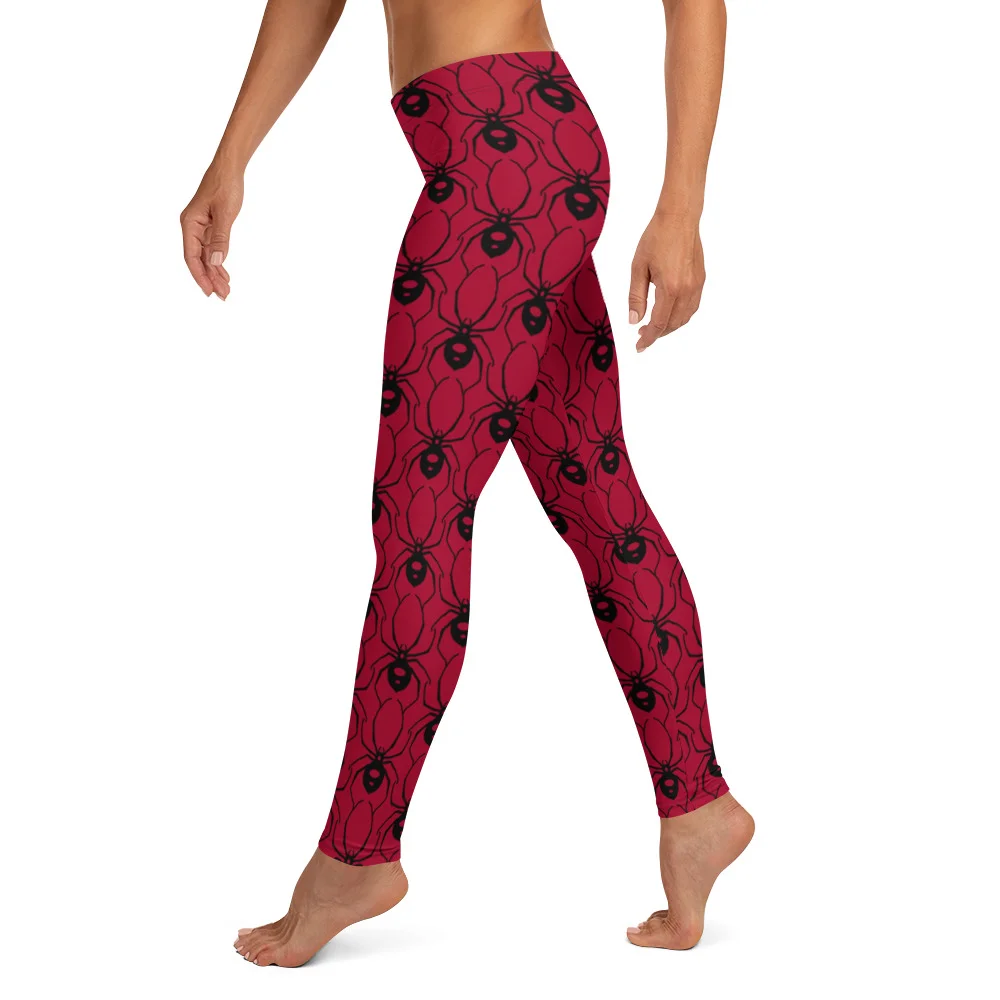 Blood Red Spider Leggings - Image 3