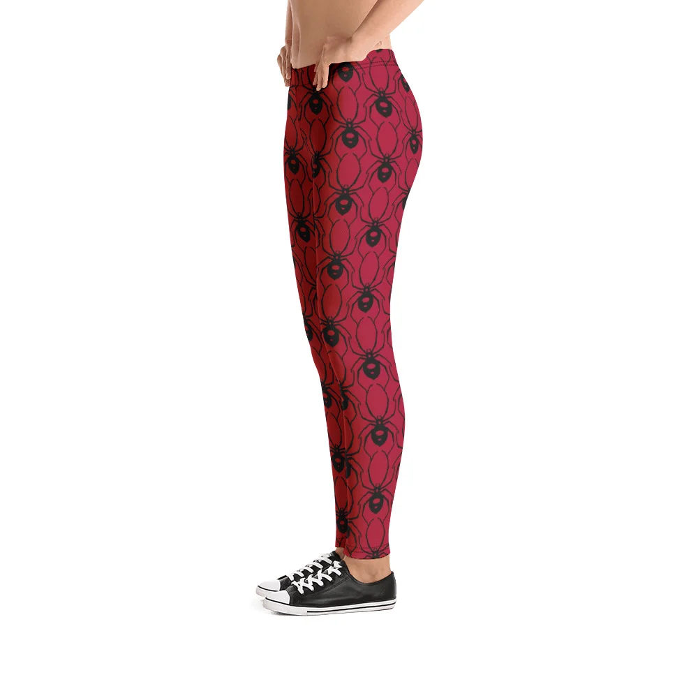 Blood Red Spider Leggings - Image 7