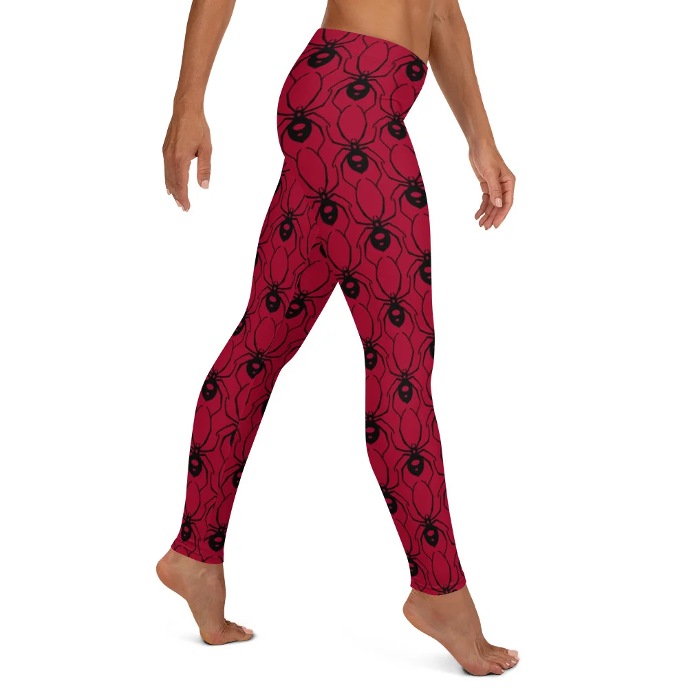 Blood Red Spider Leggings - Image 2