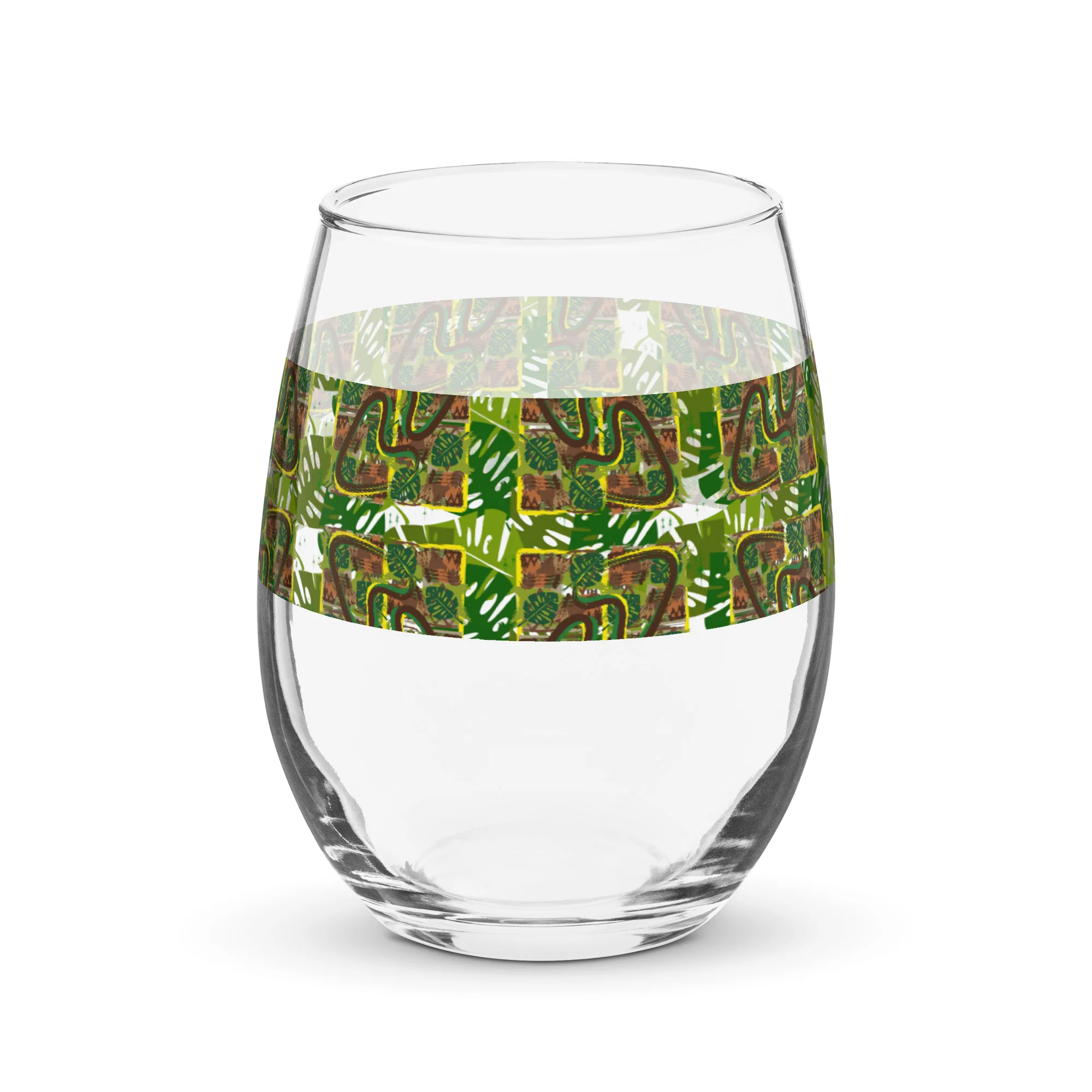 Tropical Wine Glass