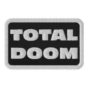 TOTAL DOOM - Embroidered patches